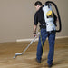 LineVacer Backpack Vacuum Being Used to Clean a Wood Floor Thumbnail